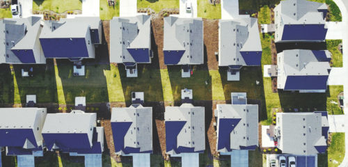 Rows of houses, someone's nest egg