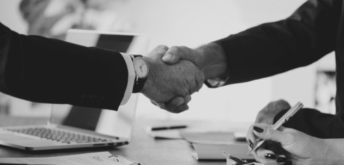 agreement, two men shaking hands, advisor with client